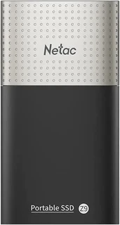 Внешний диск SSD NETAC Z9 NT01Z9-128G-32BK, 128Gb, черный 