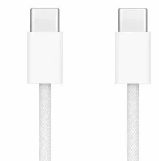 Кабель Apple MQKJ3ZM/A USB-С - USB-С 1 м, белый 