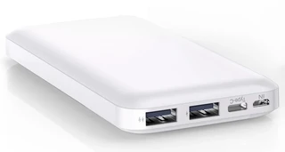 Внешний аккумулятор Aksberry E103,10000 мАч, белый 