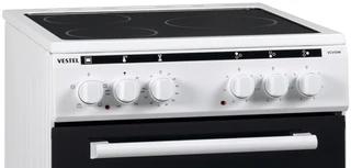 Плита стеклокерамическая Vestel VC V55W, белый 