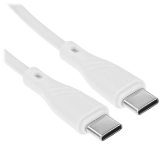 Кабель Cablexpert Type-C - Type-C, 1 м, 3 А, белый (CCB-USB2-CMCMO1-1MW) 