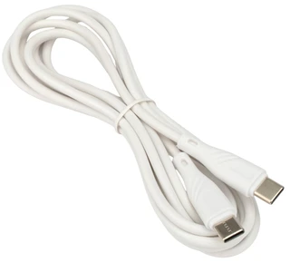 Кабель Cablexpert Type-C - Type-C, 2 м, 3 А, белый (CCB-USB2-CMCMO1-2MW) 