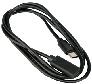 Кабель Cablexpert Type-C - Type-C, 1 м, 3 А, черный (CCP-USB2-CMCF-1M) 