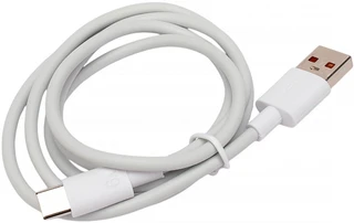Кабель Cablexpert USB-A 2.0 - USB-C, 1 м, 6 А, белый (CC-USB2-AMCM-66W-1M-W) 
