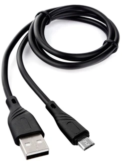 Кабель Cablexpert CCB-mUSB2-AMBMO1-1MB USB-A - MicroUSB, 2.4А, 1м, черный 