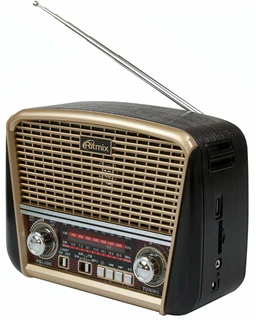 Радиоприемник Ritmix RPR-050, золотистый 
