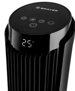 Вентилятор колонный BRAYER BR4983, черный 