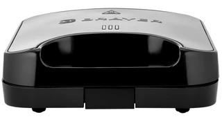 Вафельница BRAYER BR2311, серебристый/черный 