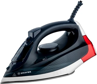 Утюг BRAYER BR4018, синий/белый 