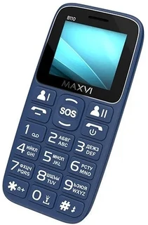 Сотовый телефон Maxvi B110, синий 