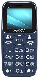 Сотовый телефон Maxvi B110, синий 