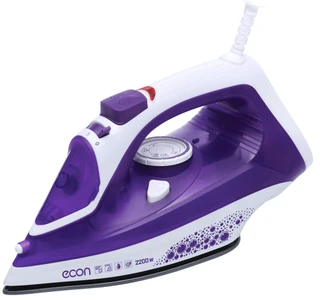 Утюг ECON ECO-BI2201, фиолетовый/белый 