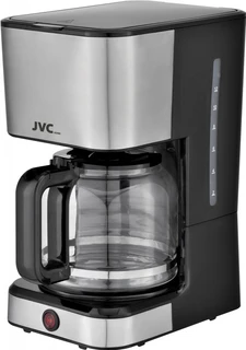 Кофеварка JVC JK-CF2150, черный/серебристый 