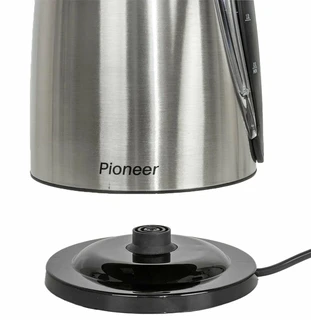 Чайник Pioneer KE562M, серебристый/черный 
