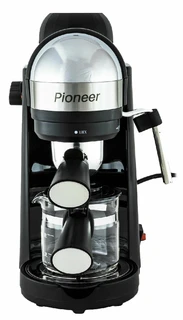Кофеварка Pioneer CM106P, черный/серебристый 