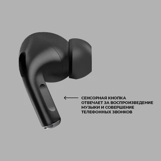 Наушники TWS Deppa Air Pro 3 ANC, черный 