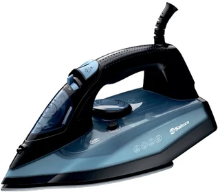 Утюг Sakura SA-3075CBK, черный/синий 