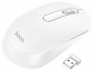 Мышь беспроводная hoco GM14 Platinum, белый 