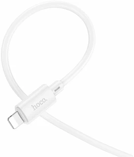 Кабель hoco X88 Gratified USB-A 2.0 - Lightning, 1 м, 2.4 А, белый 