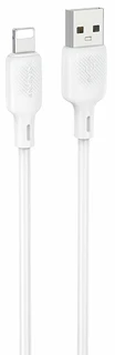Кабель Borofone BX113 Lenny USB-A 2.0 - Lightning, 1 м, 2.4 А, белый 
