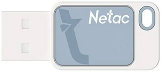 USB-накопитель Netac UA31 64 ГБ, USB 2.0, синий (NT03UA31N-064G-20BL) 
