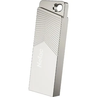 USB-накопитель Netac UM1 128 ГБ, USB 3.2 Gen 1, серебристый (NT03UM1N-128G-32PN) 