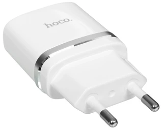 Сетевое зарядное устройство Hoco C12 Smart, белый 