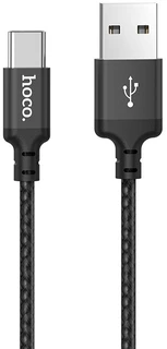 Кабель hoco X14 Times Speed USB-А 2.0 - USB-C 1 м, 3 А, черный 