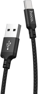 Кабель hoco X14 Times Speed USB-А 2.0 - USB-C 1 м, 3 А, черный 