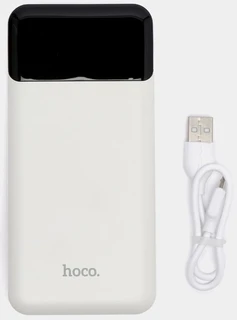 Портативный аккумулятор hoco J102 20000мАч, белый 
