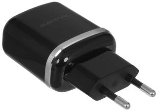 Сетевое зарядное устройство Borofone BA25A Outstanding, черный 