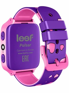 Смарт-часы Leef Pulsar, розовый/фиолетовый 