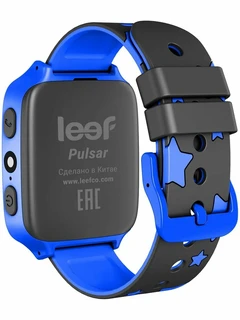 Смарт-часы Leef Pulsar, черный/синий 