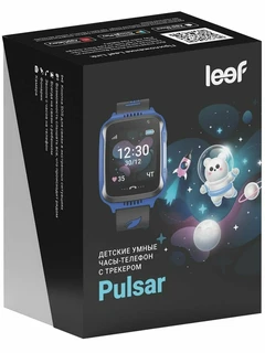 Смарт-часы Leef Pulsar, черный/синий 