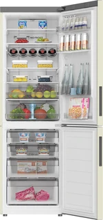 Холодильник Haier C2F636CCRGU1, бежевый 