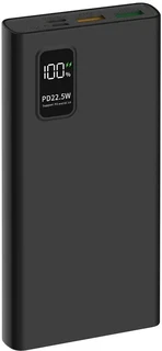 Портативный аккумулятор PERO PB05 10000мАч, черный 