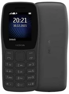 Сотовый телефон Nokia 105 DS TA-1416, темно-серый 