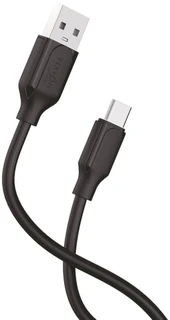 Кабель Vixion Pro USB-A 2.0 - USB-C, 1 м, 3.5 А, черный (VX-08c) 