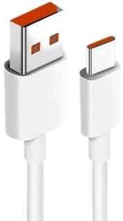 Кабель Xiaomi USB-A 2.0 - USB-С, 1 м, 6 А, белый (BHR4915CN) 