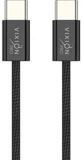 Кабель Vixion Pro USB-C - USB-C, 1 м, 3 А, черный (VX-06c) 