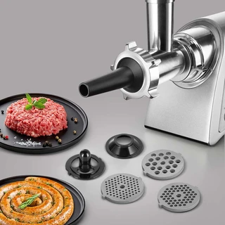 Мясорубка REDMOND MG501, серебристый 