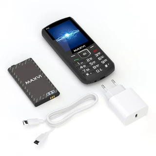 Сотовый телефон Maxvi P33, черный 