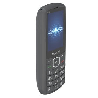 Сотовый телефон Maxvi P33, темно-серый 