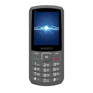 Сотовый телефон Maxvi P33, темно-серый 
