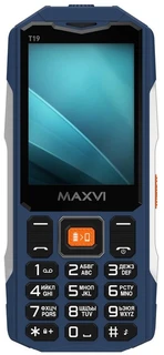 Сотовый телефон Maxvi T19, синий 