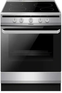 Плита стеклокерамическая Hansa FCCS63000, серебристый/черный 