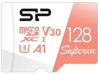 Карта памяти microSDXC Silicon Power SP128GBSTXDA2V20 Superior 128Гб w/o adapter 