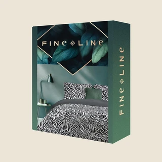 Комплект постельного белья Fine Line Зебра new 1.5-спальный, перкаль, наволочки 70х70 см 