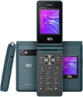 Сотовый телефон BQ 2412 Shell Duo, синий 