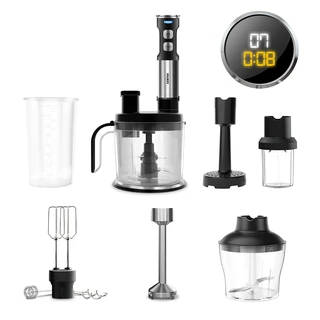 Блендер CENTEK CT-1368, черный/серебристый 